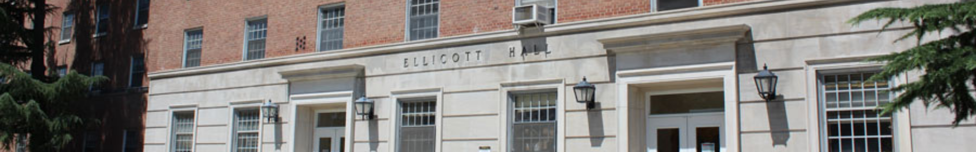 exterior of ellicott hall