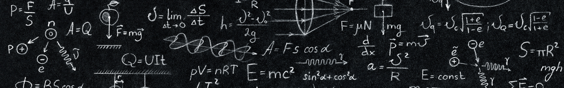 math equations on chalkboard