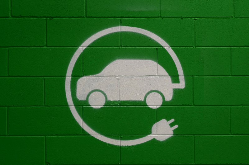 sign of car charging station