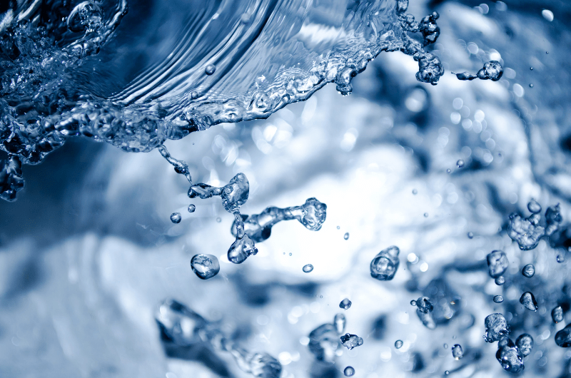 close up of water