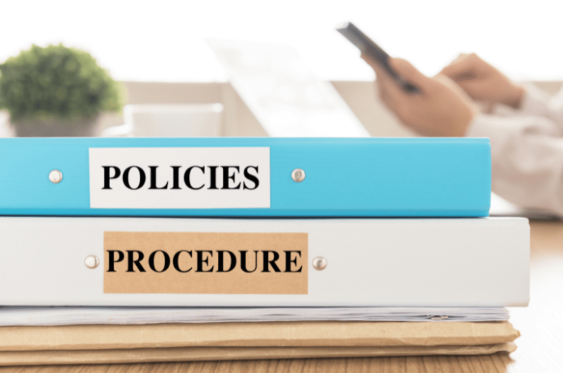 policy and procedure books