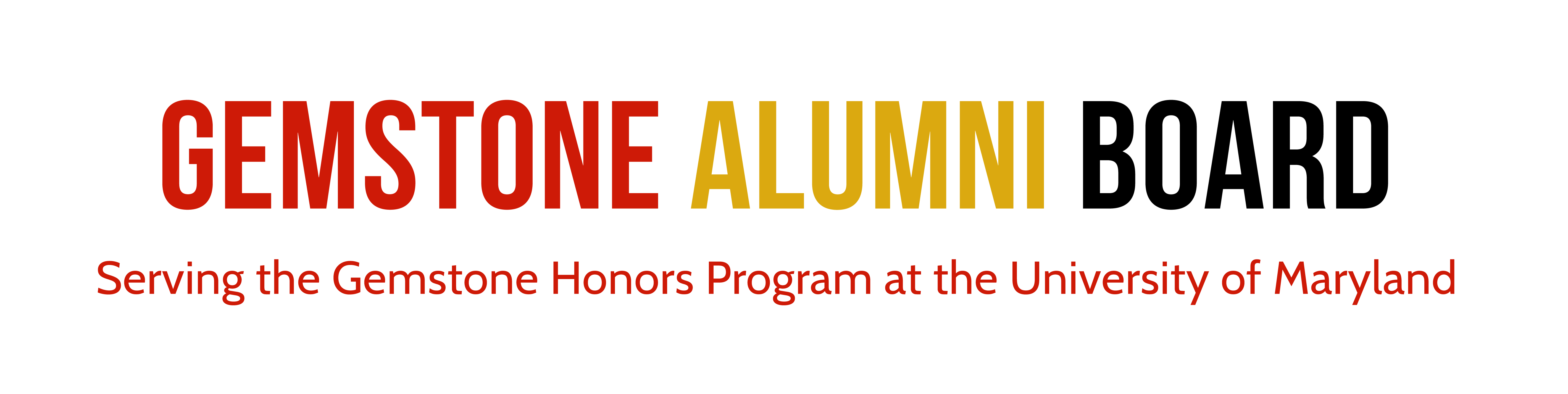 Gemstone Alumni Board (GAB) logo. 