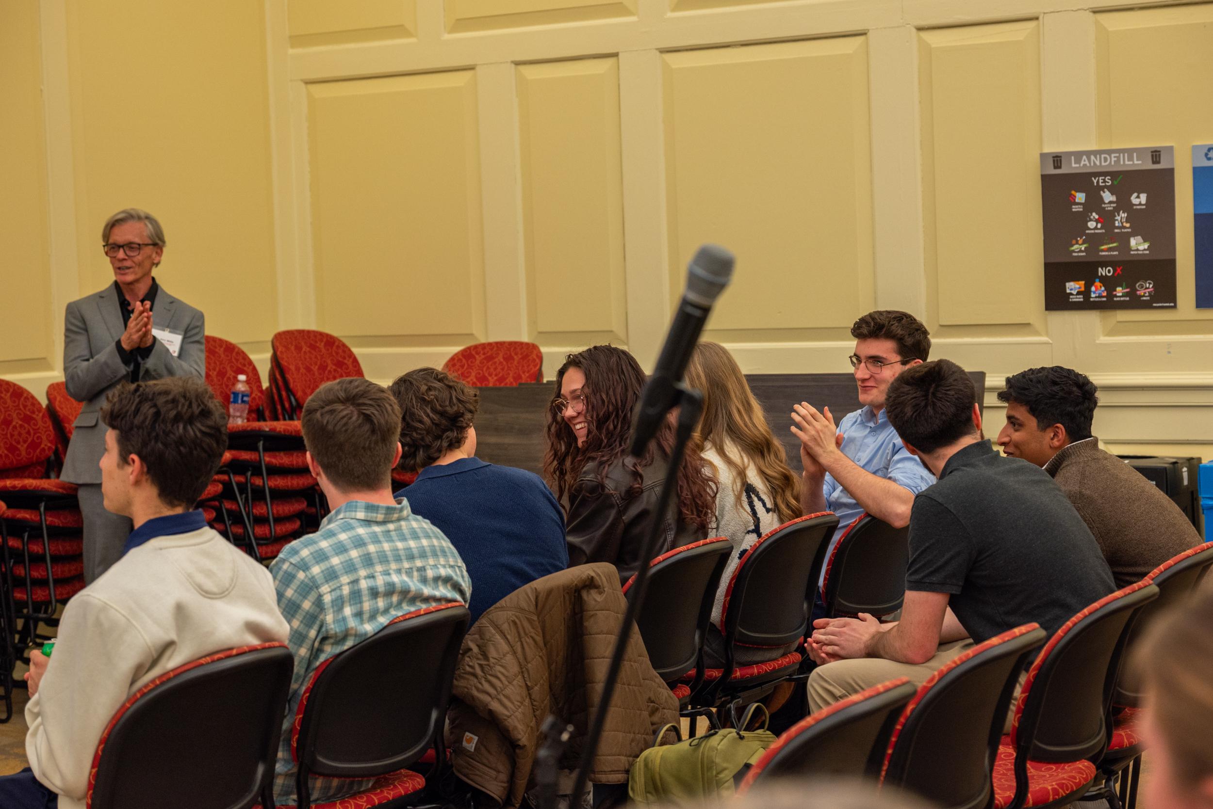 Student audience at Libraries Awards